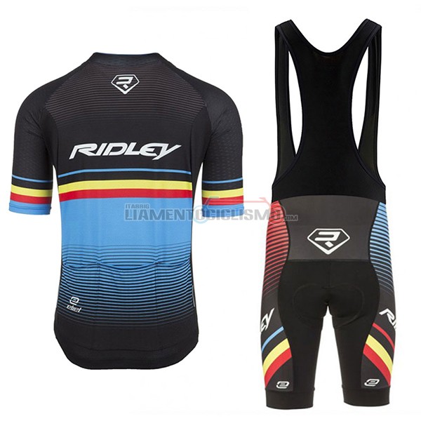Abbigliamento Ciclismo Ridley Rincon azzurro e nero